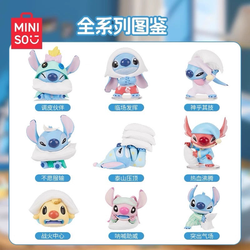 MINISO Stitch Pillow Fight Series Figures