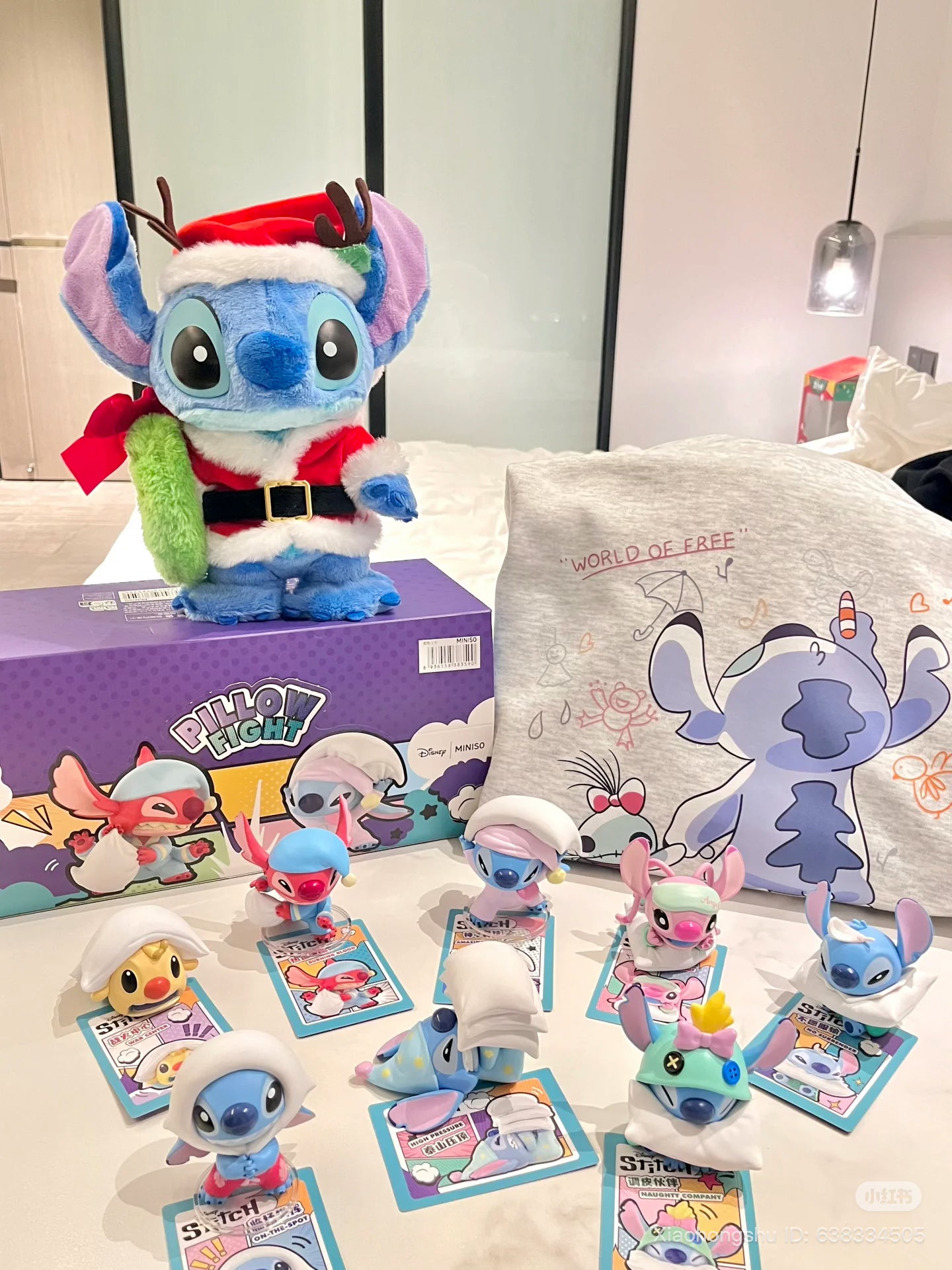 MINISO Stitch Pillow Fight Series Figures