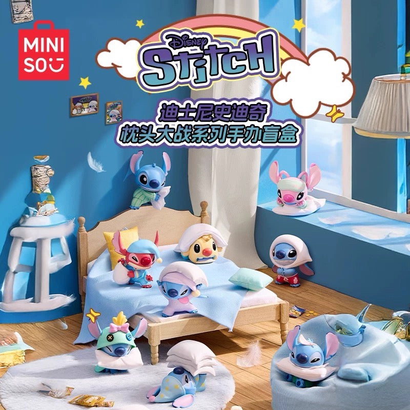 MINISO Stitch Pillow Fight Series Figures