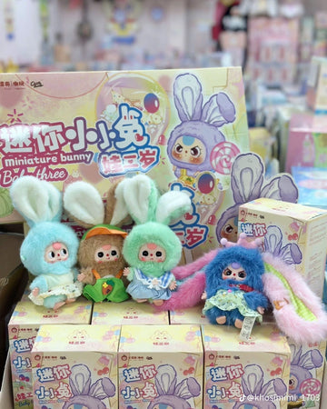 Baby Three - Miniature Rabbits (Mini Macaron Rabbit)