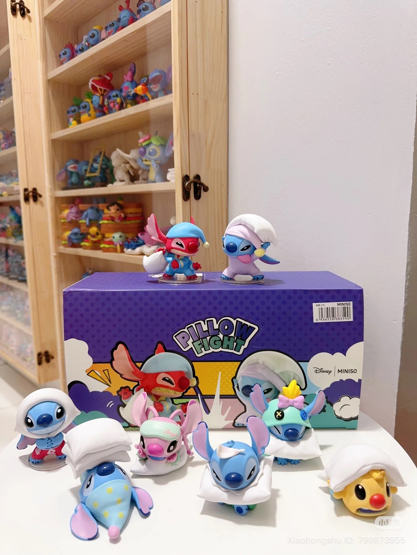 MINISO Stitch Pillow Fight Series Figures