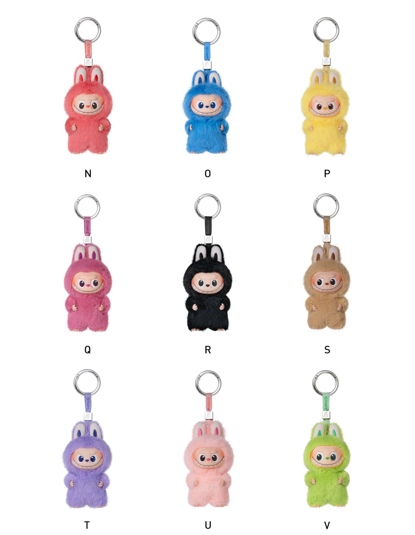 Pop Mart Labubu The Monster PIN FOR LOVE SERIES - Vinyl Plush Pendant blind box