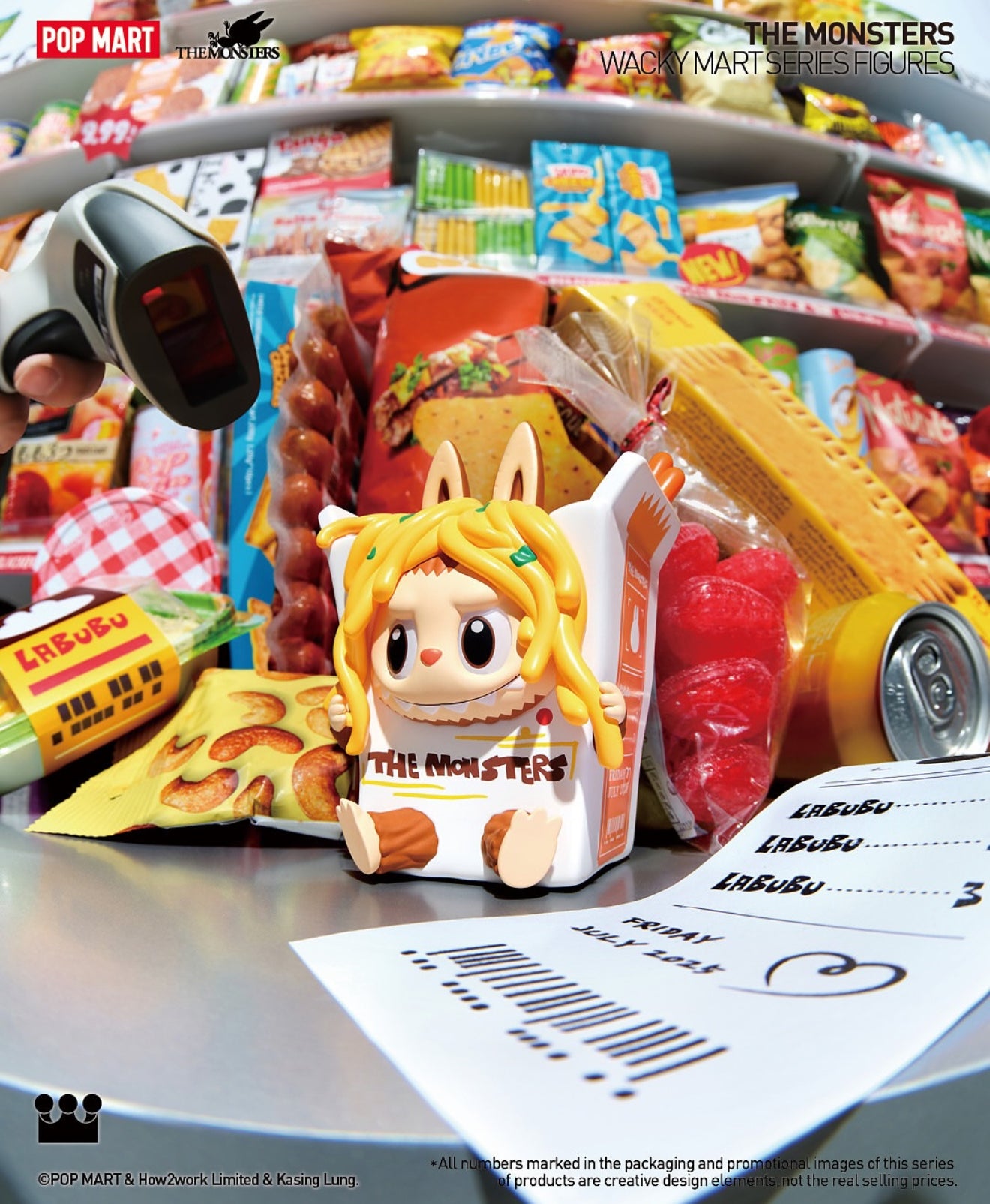 THE MONSTERS Labubu Wacky Mart Series Figures