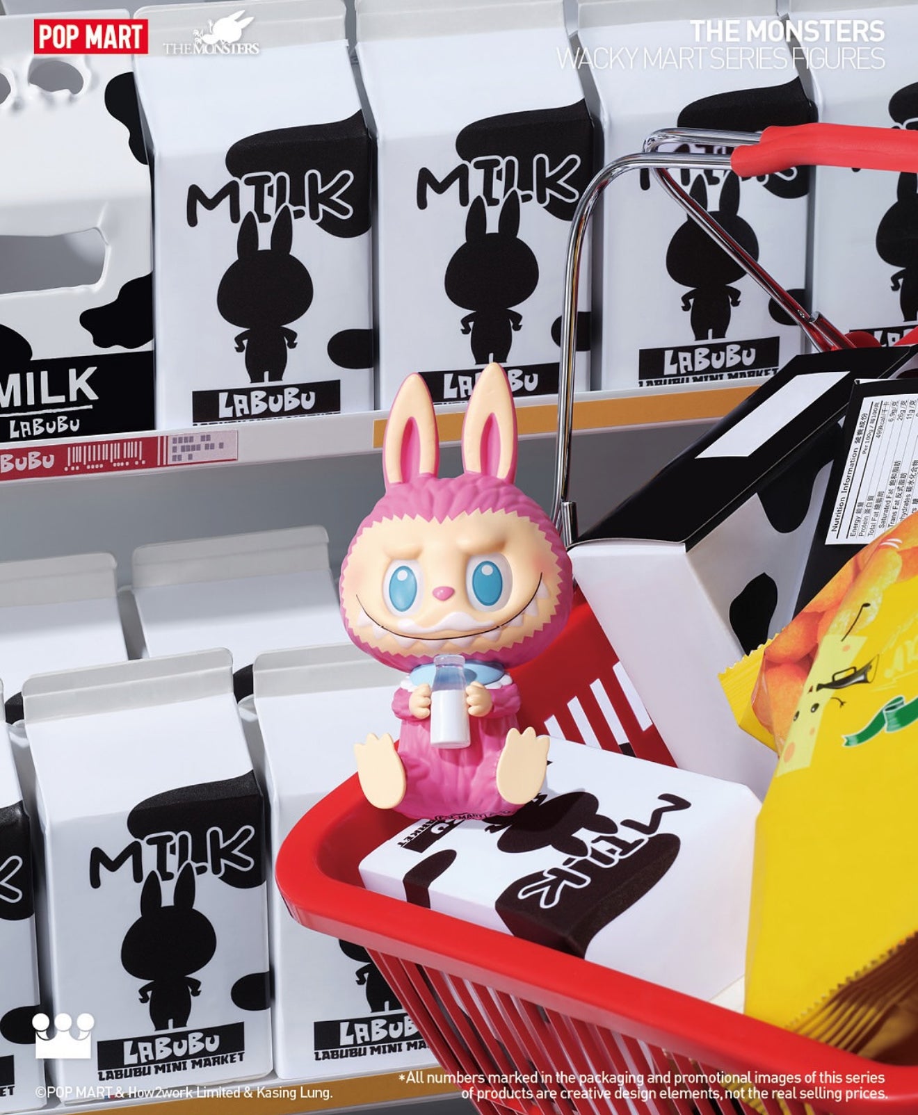 THE MONSTERS Labubu Wacky Mart Series Figures