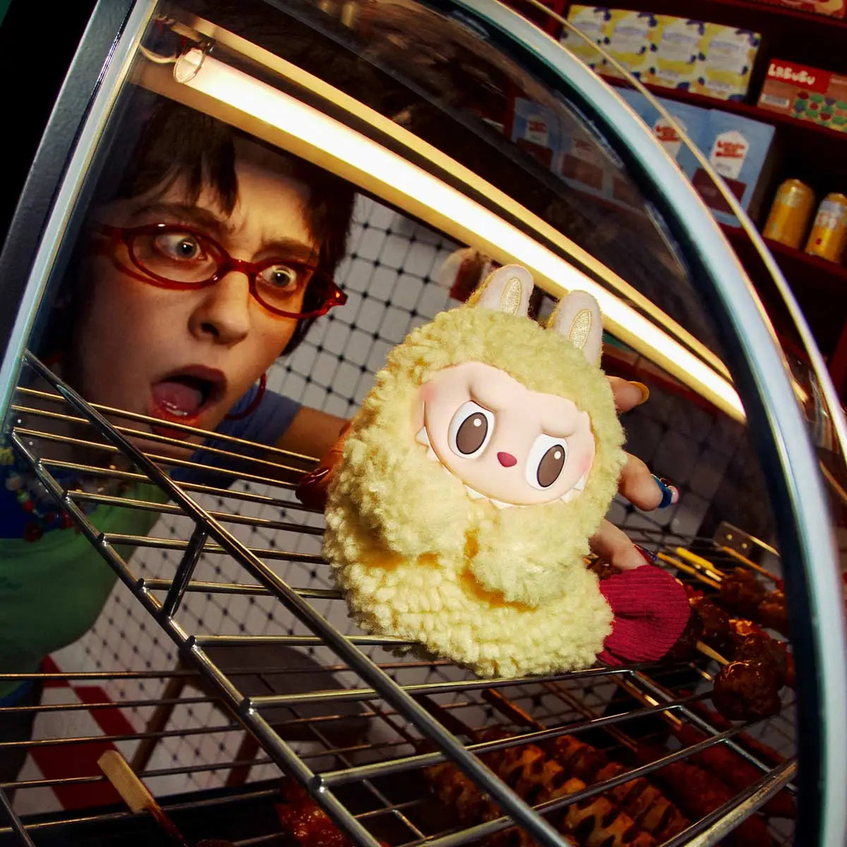The Monsters Wacky Mart Labubu - Earphone Case