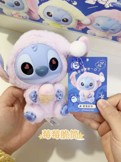 MINISO Disney Stitch Eat Something Before Sleep Series-Vinyl Plush Pendant Blind Box