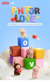 Pop Mart Labubu The Monster PIN FOR LOVE SERIES - Vinyl Plush Pendant blind box