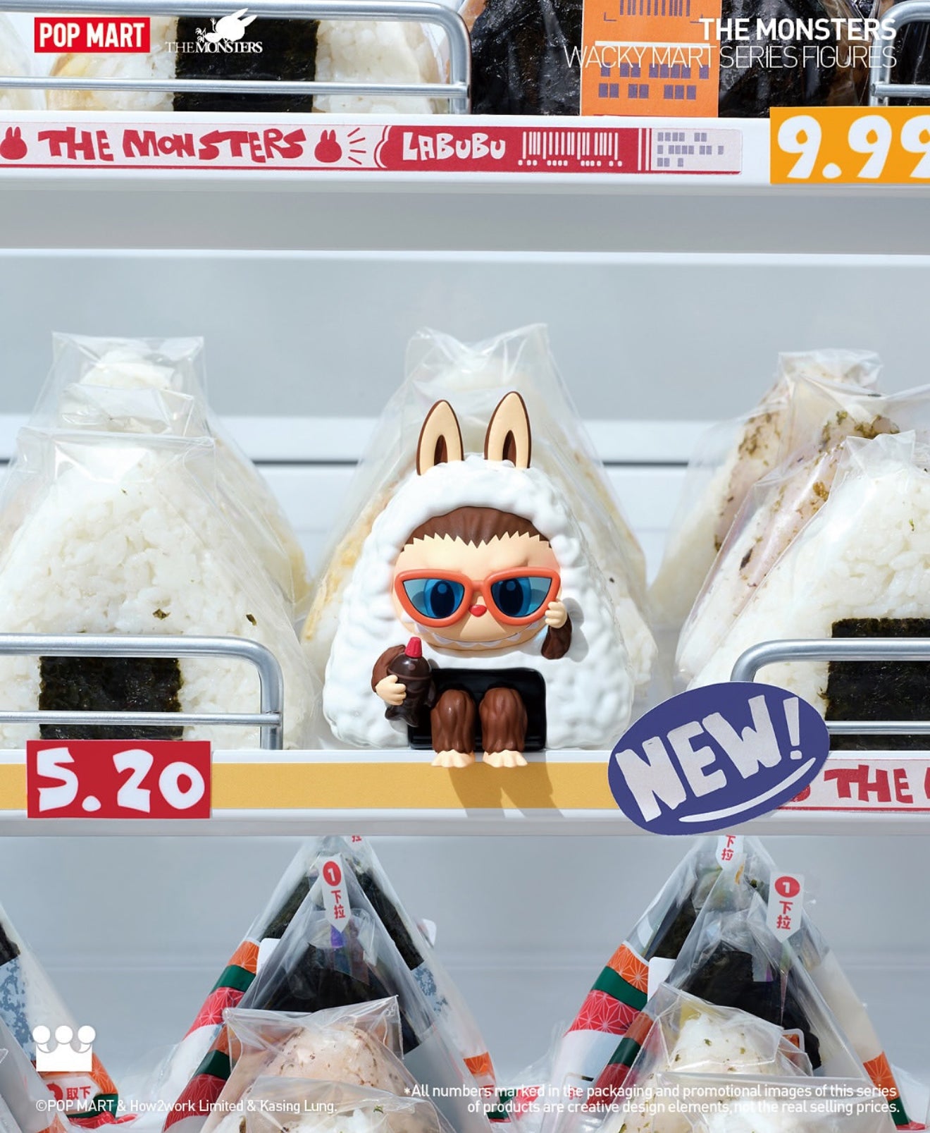 THE MONSTERS Labubu Wacky Mart Series Figures