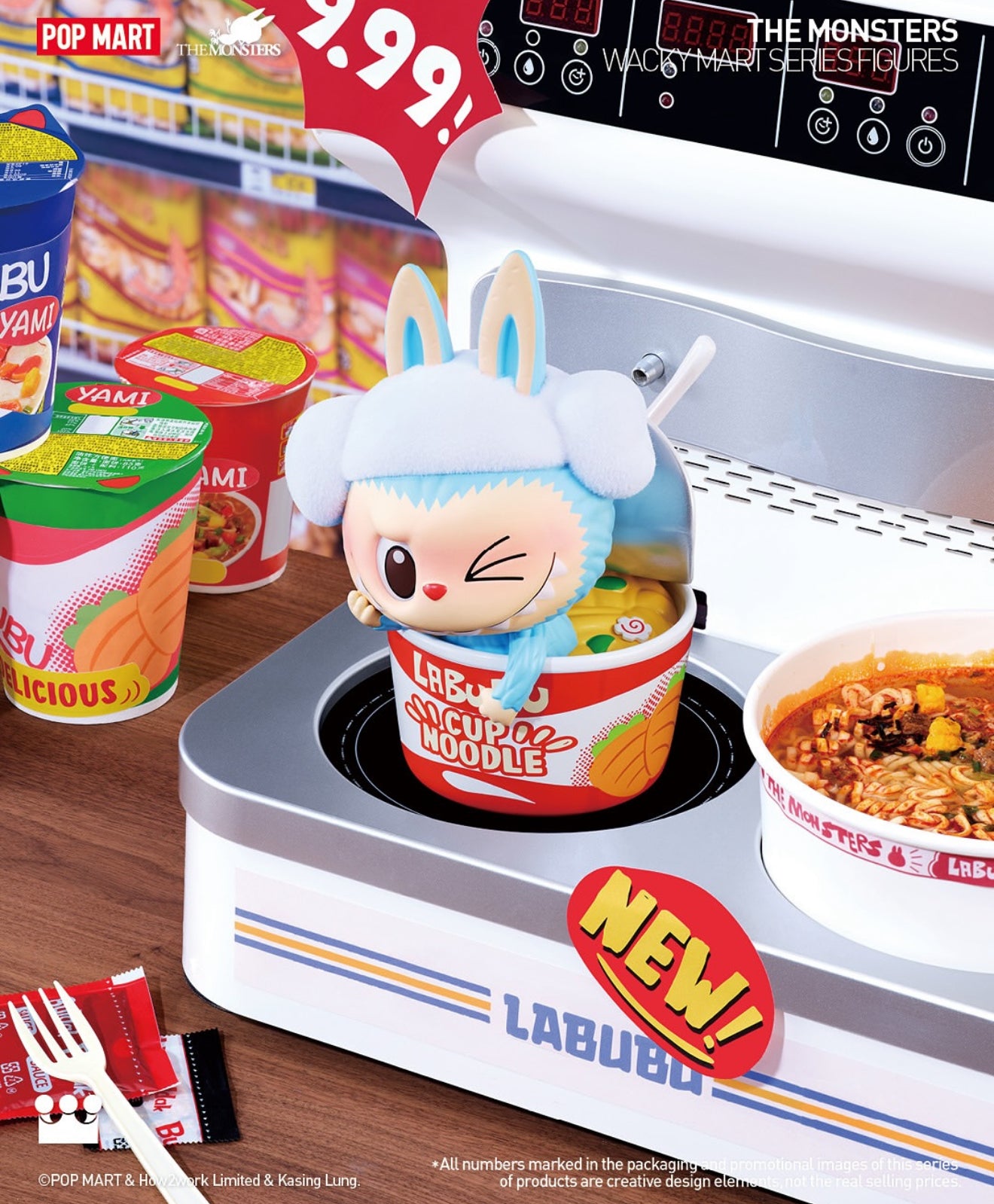 THE MONSTERS Labubu Wacky Mart Series Figures