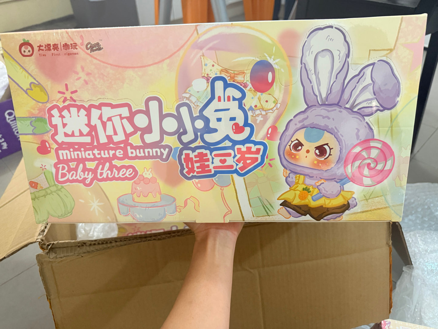 Baby Three - Miniature Rabbits (Mini Macaron Rabbit)